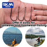 Lade das Bild in den Galerie-Viewer, Baitholder Fishing Hooks 25~100Pcs Barbed Shank Beak Live Bait Holder Hook Non-offset Jig Fishing Worm Hook Saltwater Freshwater
