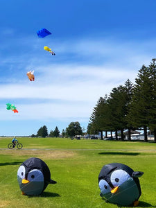 9KM 1m Penguin kite Line Laundry Pendant Soft Inflatable Show Kite for Kite Festival 30D Ripstop Nylon Fabric (Accept wholesale)