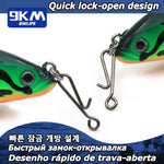 Load image into Gallery viewer, Fishing Clips Quick Snap 50~200Pcs Stainless Steel Speed Clips Crankbait Link Lure Snaps Swivel Connector Saltwater Freshwater
