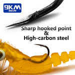 Load image into Gallery viewer, 9KM Soft Shrimp Lures 7~8.5g Bass Lures Saltwater Shrimp Bait
