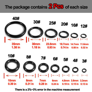 26Pcs Fishing Rod Repair Kit Ring Wear Resistant Ceramic Guide Ring