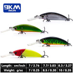 Load image into Gallery viewer, Hard Minnow Fishing Lures Deep Diving Crankbait Jerkbait Sinking Lures Treble Hooks Walleye Fishing Lures Life-Like Swimbait
