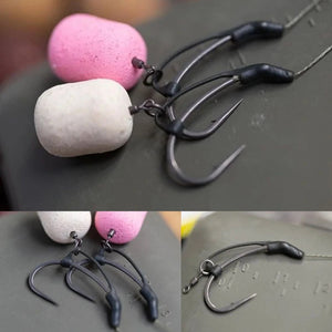 9KM Carp Fishing Accessories 25Pcs D Rig Kickers Fishing Kickers Covert Pop Up Hook Fishing Aligner Carp Fishing Equipment