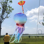 Load image into Gallery viewer, 9KM Giant 40m Octopus Kite Line Laundry Pendant Soft Inflatable Show Kite for Kite Festival 30D Ripstop Nylon Fabric
