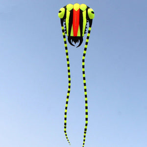 9KM Kite 2㎡ Trilobite Kite 7.45m Soft Inflatable Line Laundry Show Kite 30D Ripstop Nylon Fabric With Swivels & Bag