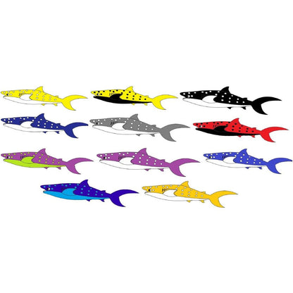 9KM 6m Whale Shark Kite Line Laundry Kite Pendant Soft Inflatable Show Kite for Kite Festival 30D Ripstop Nylon with Bag