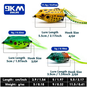 Topwater Frog Lures 