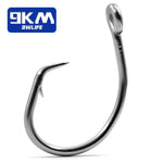 Load image into Gallery viewer, Saltwater Fishing Circle Hooks 25~100Pcs Giant Fishing Hook In-line Catfish Hooks Stainless Steel Shark &amp; Swordfish &amp;Tuna Hook
