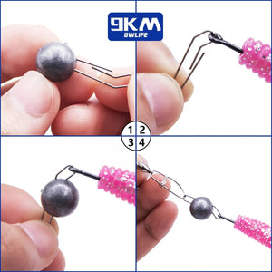 Fishing Sinkers Saltwater 10~30Pcs Fishing Weights Sinkers Ball Cannonball Shape Weight Fishing Snaps Hook Connector Freshwater