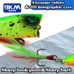 Load image into Gallery viewer, Minnow Lures Popper Set Crankbaits 4g Fishing Hard Baits with Treble Hook Swimbaits Boat Topwater Lures for Trout Bass Perch
