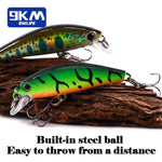 Lade das Bild in den Galerie-Viewer, Minnow Fishing Lures 5.6cm Jerkbait Fishing Lure with Treble Hook Freshwater for Bass Trout Walleye Redfish Salmon Sinking Bait
