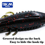 Load image into Gallery viewer, Popper Worm Soft Bait Topwater Popper Bass Fishing Lures Swimbaits Dragonfly Larva Lures Freshwater Trout Panfish Catfish Perch
