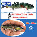 Lade das Bild in den Galerie-Viewer, Multi Jointed Swimbait 22g Fishing Lures for Bass Trout Topwater Lures Trout Walleye Pike Bass Fishing Lure Freshwater 13cm
