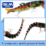 Lade das Bild in den Galerie-Viewer, Multi Jointed Swimbait 22g Fishing Lures for Bass Trout Topwater Lures Trout Walleye Pike Bass Fishing Lure Freshwater 13cm
