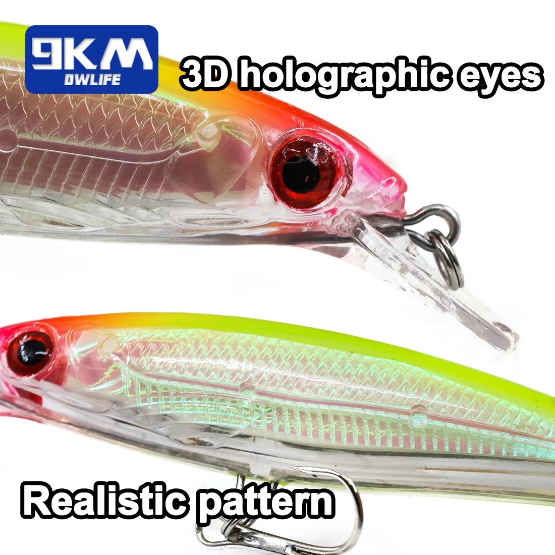 Fishing Lures Hard Minnow Baits 11cm/13.4g Topwater Hard Baits Jerkbait Swimbait Fishing Bass Walleye Lures Saltwater Freshwater