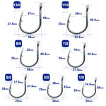 Load image into Gallery viewer, 9KM Fishing Hook Saltwater 15~30Pcs Stainless Steel Heavy Duty 
