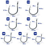 Lade das Bild in den Galerie-Viewer, 9KM Fishing Hook Saltwater 15~30Pcs Stainless Steel Heavy Duty 
