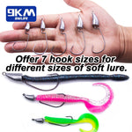 Lade das Bild in den Galerie-Viewer, Bullet Jig Heads Fishing Hooks Saltwater Wide Gap Worm Hooks
