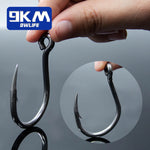 Load image into Gallery viewer, 9KM Fishing Hook Saltwater 15~30Pcs Stainless Steel Heavy Duty 
