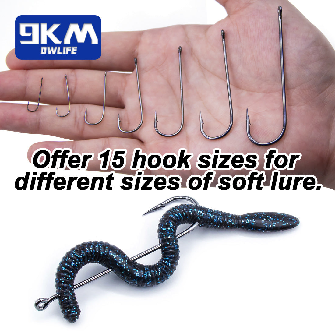 Fishing Hooks Long Shank Hooks Barbed Sea Aberdeen Hooks