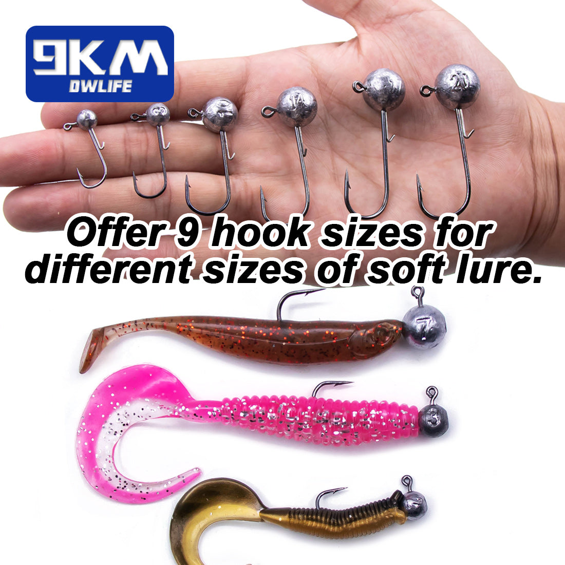 Ned Rig Jig Hook 10~20Pcs Soft Lures Baits Worm Lure Fishing Hook Freshwater Saltwater Fishing Long Shank Jig Head Hook Tackle