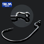 Load image into Gallery viewer, 9KM Wide Gap Worm Fishing Hooks Jig Barbed Carp
