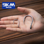 Lade das Bild in den Galerie-Viewer, 9KM Fishing Hook Saltwater 15~30Pcs Stainless Steel Heavy Duty Fishing Assist Hooks Big Carp Live Bait Jigging Hook Barbed Hook
