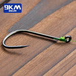 Lade das Bild in den Galerie-Viewer, 9KM Octopus Fishing Hook Sea Carp Fishing Lures Barbed Hooks Black 50~100Pcs Fishing Jig Worm Hooks Tackle Saltwater Freshwater
