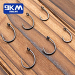 Load image into Gallery viewer, Carp Fishing Hooks 50~100Pcs Barbed/Barbless Fishing Hooks Fly Curved Tying Wet Fly Hooks Wide Gap Saltwater Stream Fishing Hook
