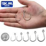 Lade das Bild in den Galerie-Viewer, 9KM Fishing Hooks 25Pcs Jig Hook Inline Carp Fishing Jigging Hook High Carbon Steel Saltwater Freshwater Fishing Accessories
