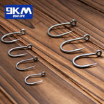 Lade das Bild in den Galerie-Viewer, 9KM Fishing Hook Saltwater 15~30Pcs Stainless Steel Heavy Duty Fishing Assist Hooks Big Carp Live Bait Jigging Hook Barbed Hook
