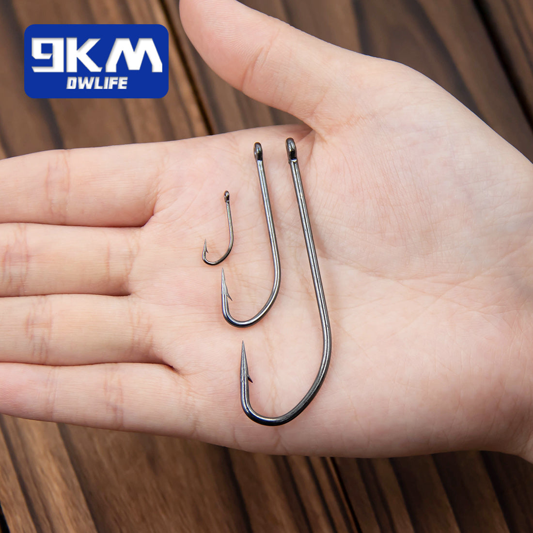 9KM Seawater Fishing Hook 50~200Pcs Barbed Beak Long Shank Fishing Hooks Carp Jig Worm Hook Bait Fishing O'shaughnessy Hooks