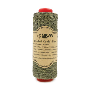 80lb-400lb Black＆Yellow Braided Kevlar Line (On Spool)