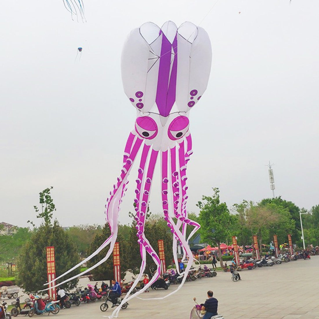 12m~18m Octopus Kite 30D Ripstop Nylon with Bag