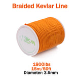 Load image into Gallery viewer, High Strength Orange Kevlar Line（Small Roll）
