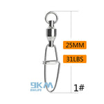 Load image into Gallery viewer, Ball Bearing Welded Rings Swivels with Cross Lock Snap
