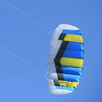 Load image into Gallery viewer, 1.5sqm Power Traction Kites 2 x 20m x 220lb Flying Lines + Kite Wrist Strap + Bag
