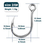 Lade das Bild in den Galerie-Viewer, 9KM Fishing Hooks 25Pcs Jig Hook Inline Carp Fishing Jigging Hook High Carbon Steel Saltwater Freshwater Fishing Accessories
