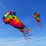Load image into Gallery viewer, 9KM Giant 3.5m Shaped Kite Line Laundry Spinning Windsock Super Turbine

