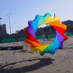 Load image into Gallery viewer, 9KM 2m Spinning Windsock Ring Kite Line Laundry 30D Ripstop Nylon with Bag
