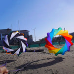 Load image into Gallery viewer, 9KM 2m Spinning Windsock Ring Kite Line Laundry 30D Ripstop Nylon with Bag
