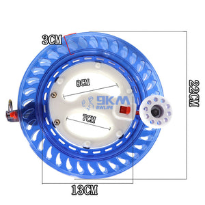 Kite Reel Winder With Lockable Ball Bearing ABS Plastic Use