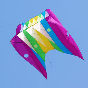 12㎡ Flow Forms Pilot Lifter Kite Single Line Parafoil Kite 30D Ripstop Nylon with Bag