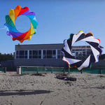 Load image into Gallery viewer, 9KM 2m Spinning Windsock Ring Kite Line Laundry 30D Ripstop Nylon with Bag
