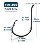 Load image into Gallery viewer, 9KM Circle Fishing Hooks 25~50Pcs Offset Carp Fishing Live Bait Barbed Hooks Catfish Bass Octopus Fishing Hooks Tackle Saltwater
