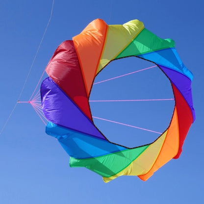 9KM 2m Spinning Windsock Ring Kite Line Laundry 30D Ripstop Nylon with Bag