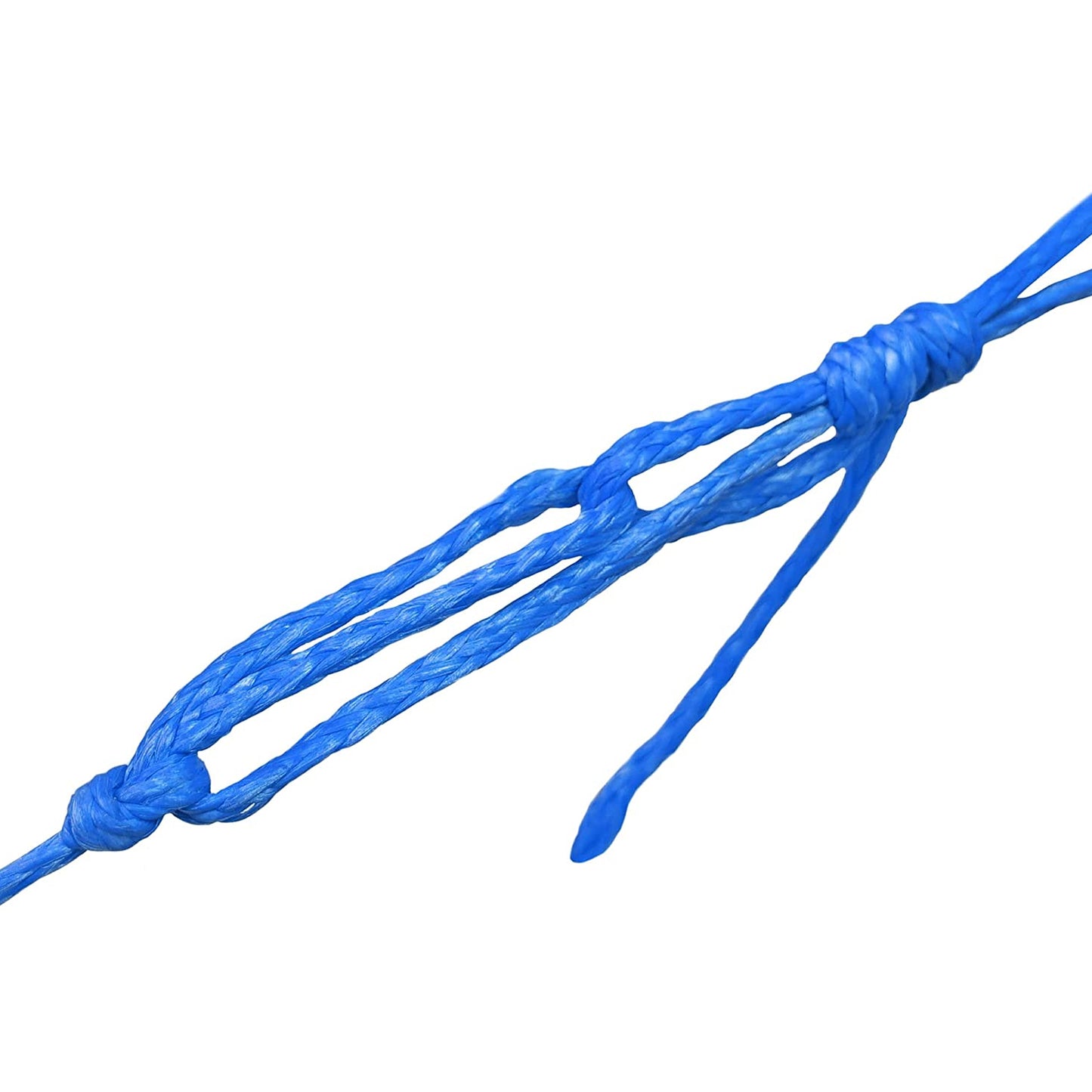 220-750lb UHMWPE Cord Hollow Braided High Strength Heavy Duty Fishing Line Thread 0.8~1.6mm Outdoor Rope for Kite Backpack Blue