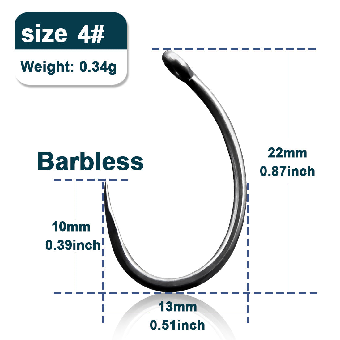  Barbless Fishing Hooks, 50/150pcs Carp Fishing Hooks