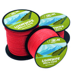 Load image into Gallery viewer, 1.0~1.6mm UHMWPE Cord Hollow Braided Abrasion Resistance Spliceable for Tent Guyline Hammock for Power Kite Camping Backpacking

