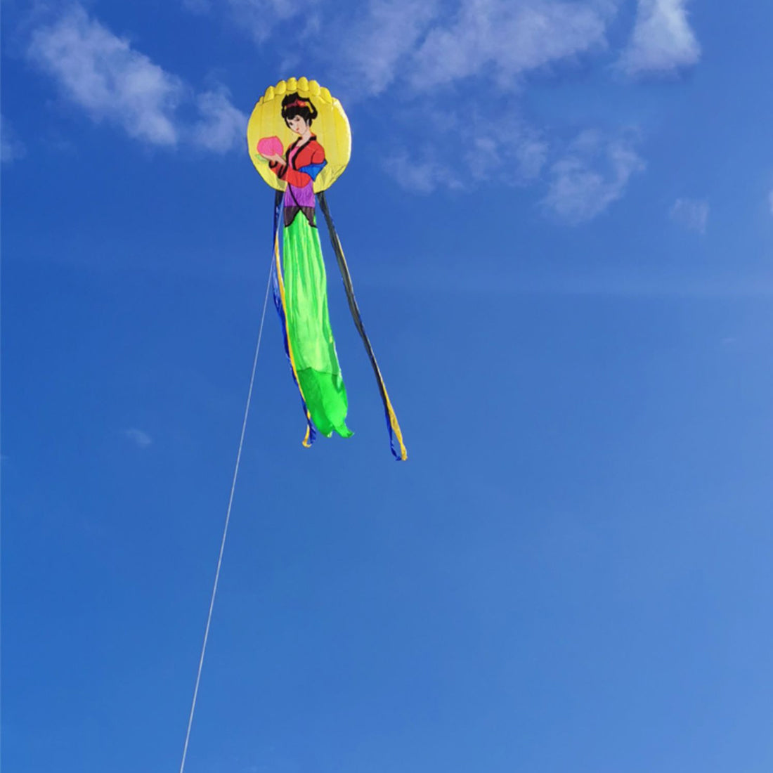 Traditional 3D 7m Soft Kite Fabulous Chang-e Flies to the Moon Single Line Kite